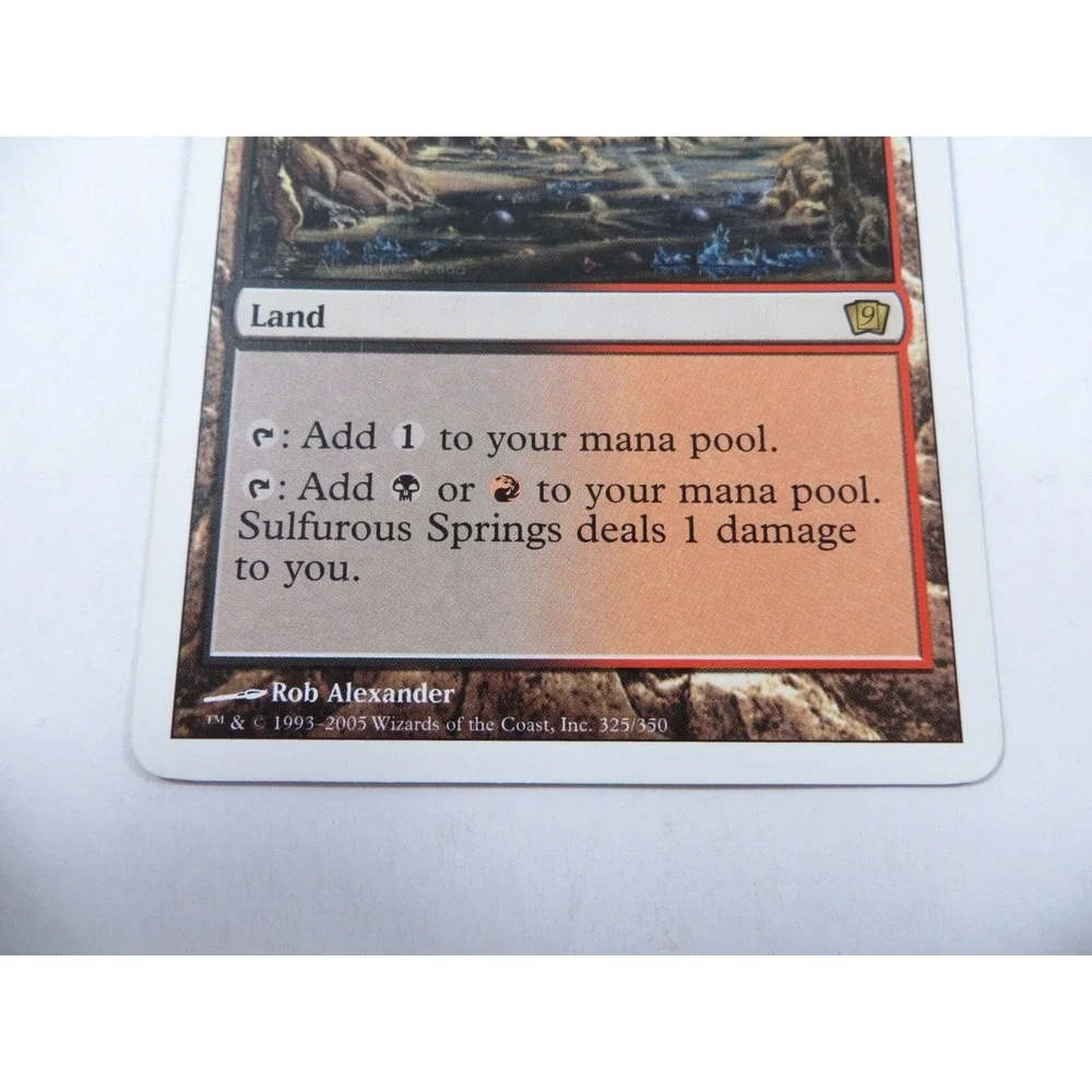 Sulfurous Springs 9th Edition 325/350 2005 Magic The Gathering MTG